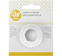 Wilton Adaptateur Grande pour Douilles Patisserie et Poches à Douille, Adaptateur en Plastique pour Décorer les Gâteaux - 1 Pièce