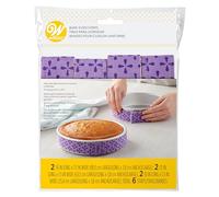 Wilton Bandes pour Cuisson Uniforme, Enveloppe de Moule, 6 pièces