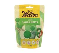 Wilton - Candy Melts Bleu Clair: Bonbons Fondants au Goût de Sucré et Crémeux pour Mouler, Tremper et Décorer - Optimal pour Cake Pops, Bonbons, Gâteaux et Enrobage de Friandises - 125 g