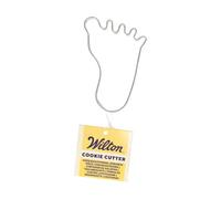 Wilton Cookie Cutter Baby Foot: Emporte-pièces en Acier Inoxydable pour Biscuits, Cookies et Décorations en Fondant, Lave-Vaisselle - 6 cm