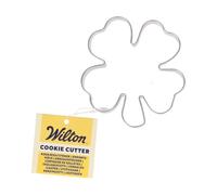 Wilton Cookie Cutter Clover: Emporte-pièces en Acier Inoxydable pour Biscuits, Cookies et Décorations en Fondant, Lave-Vaisselle - 7 cm