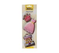 Wilton Cookie Cutter Crown Castle Dress: Emporte-pièces en Acier Inoxydable pour Biscuits, Cookies et Décorations en Fondant, Lave-Vaisselle - Set/3