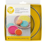 Wilton Cookie Cutter Emporte-Pièces, Nesting Circles, Set/4 | Emporte-pièces ronds en quatre tailles, Découpoirs pour Biscuits, Sablés, Pâte, Fondant, Pâte d’amande