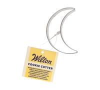 Wilton Cookie Cutter Half Moon: Emporte-pièces en Acier Inoxydable pour Biscuits, Cookies et Décorations en Fondant, Lave-Vaisselle - 6 cm