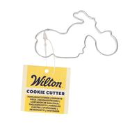 Wilton Cookie Cutter Motorbike: Emporte-pièces en Acier Inoxydable pour Biscuits, Cookies et Décorations en Fondant, Lave-Vaisselle - 7 cm