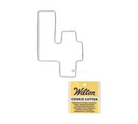 Wilton Cookie Cutter Number 4: Emporte-pièces Chiffres en Acier Inoxydable pour Biscuits, Cookies et Décorations en Fondant, Lave-Vaisselle - 8,5 cm