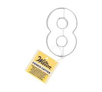 Wilton Cookie Cutter Number 8: Emporte-pièces Chiffres en Acier Inoxydable pour Biscuits, Cookies et Décorations en Fondant, Lave-Vaisselle - 7,5 cm