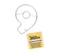 Wilton Cookie Cutter Number 9: Emporte-pièces Chiffres en Acier Inoxydable pour Biscuits, Cookies et Décorations en Fondant, Lave-Vaisselle - 7,5 cm