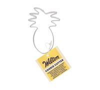 Wilton Cookie Cutter Pineapple: Emporte-pièces en Acier Inoxydable pour Biscuits, Cookies et Décorations en Fondant, Lave-Vaisselle - 6,5 cm