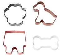 Wilton Cookie Cutter Set Emporte-Pièces, Pet Theme, Set/4