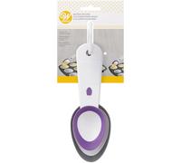 Wilton Cuillères à Pâte à Cupcakes et Muffins Standard et Mini: Doseuses À Pâte Silicone et Plastique, Lavable Au Lave-Vaisselle - Lot de 2