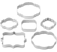 Wilton Découpes pour plaques de fondant et de pâte à gomme Wilton, 6 pièces