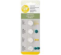 Wilton : Disposable Tip Set of 4 - No 3, 18, 6, 21