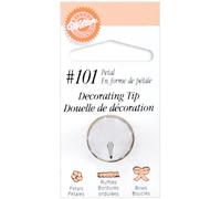 Wilton Douille à Pâtisserie #101 Pétale Cardé, Douille Professionnelle Métallique Buse de Glaçage Réutilisable pour la Décoration de Gateaux, Muffins et de Cupcakes