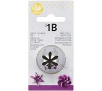 Wilton Douille à Pâtisserie #1B pour Fleur en Aplat, Douille Professionnelle Métallique Buse de Glaçage Réutilisable pour la Décoration de Gateaux, Muffins et de Cupcakes