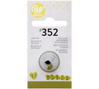 Wilton Douille à Pâtisserie #352 À Feuille, Douille Professionnelle Métallique Buse de Glaçage Réutilisable pour la Décoration de Gateaux, Muffins et de Cupcakes