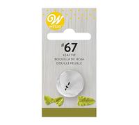Wilton Douille à Pâtisserie #67 À Feuille, Douille Professionnelle Métallique Buse de Glaçage Réutilisable pour la Décoration de Gateaux, Muffins et de Cupcakes