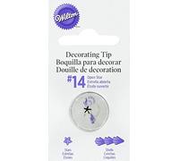 Wilton Douille Patisserie #14 en Acier Inoxydable pour Poche à Douille - Outil de Décoration pour Gâteaux, Biscuits, Muffins, Churros - Réutilisable et Compatible Lave-Vaisselle - #14 Étoiles