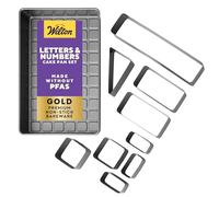 Wilton 2105-0801 Moule Chiffres et Lettres célébrations Argent,