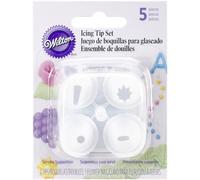 Wilton Icing TIP Flower Nail Set 5PC Taille unique Multicolore