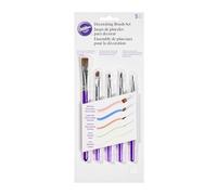 Wilton Pinceaux de décoration – Set de 5 pour gâteaux, cupcakes et biscuits – Violet
