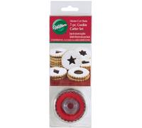 Wilton Linzer Cookie Cutter 7 Pièces: Emporte-Pièces Biscuits Linzer Autrichiens Traditionnels: Étoile, Cœur, Fleur, Triangle, Diamant et Cercle - Lot de 7