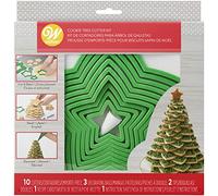 Wilton Lot de 10 emporte-pièces Sapin, vert