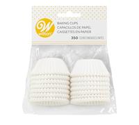 Wilton Lot de 350 mini caissettes à pâtisserie Blanc