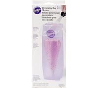 Wilton Manchons pour Poche à Douille, Set de 3 : Supports de Remplissage et Séchage pour Poches à Douille jusqu’à 30 cm Accessoires de Pâtisserie Réutilisables - Lot 3 Pièces