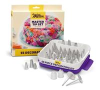Wilton – Coffret de douilles à pâtisserie 2104-0240 – Inox 55 pièces – Blanc