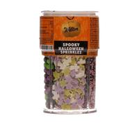 Wilton Mélange de Sprinkles Halloween Hanté 4-en-1 : Vermicelles patisserie, Couleurs classiques et formes d’Halloween, Bon goût, Impeccable pour décorer gâteaux, cupcakes et biscuits