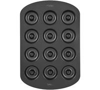 Wilton Moule à Donuts 12 Cavités - Moule Antiadhésif pour 12 Donuts de Taille Standard, Forme à Donuts, Passe au Lave-vaisselle - 35,2 x 23,5 cm