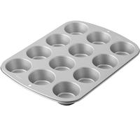 Wilton Moule à muffins et cupcakes Recipe Right – Acier antiadhésif, 12 muffins, 37 x 27 x 5 cm