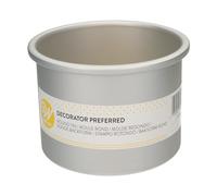 Wilton Decorator Preferred Moule à Gâteau Ronde Ø CM 12,5 x 10 H, Moule Professionnel Extra Profond, Matériau: Aluminium Anodisé Résiste, Gris