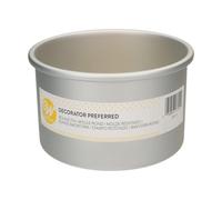Wilton Decorator Preferred Moule à Gâteau Ronde Ø CM 15 x 10 H, Moule Professionnel Extra Profond, Matériau: Aluminium Anodisé Résiste, Gris