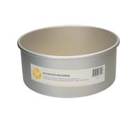 Wilton Decorator Preferred Moule à Gâteau Ronde Ø CM 22,5 x 10 H, Moule Professionnel Extra Profond, Matériau: Aluminium Anodisé Résiste, Gris