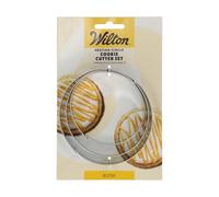 Wilton Nesting Cookie Cutter Circle: Emporte-pièces en Acier Inoxydable pour Biscuits, Cookies et Décorations en Fondant, Lave-Vaisselle - Set/3