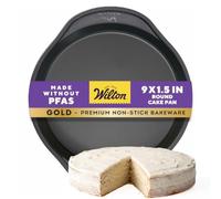 Wilton Perfect Results Round Non-Stick Cake Pan, Moule à Gâteau, Ø 23 cm