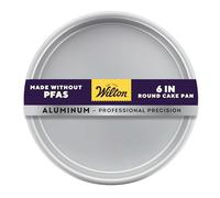 Wilton Performance Pans Moule à Gâteau Rond Ø 15 cm : Moule Rond en Aluminium Anodisé pour Répartition Uniforme de la Chaleur, Moule à Pâtisserie, Moule à Gâteau Empilé - 15,2x5,08 cm