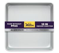 WILTON 0262421 Moule à Gâteau Carré Métal 10 x 2 cm