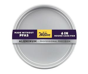Wilton Performance Pans Moule à Gâteau Rond Ø 15 cm : Moule Rond en Aluminium Anodisé pour Répartition Uniforme de la Chaleur, Moule à Pâtisserie, Moule à Gâteau Empilé - 15,2x5,08 cm