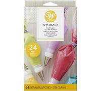 Wilton Poches à Douille Jetables 24 Pcs, pour Douilles de Glaçage, Coupleurs, Décorer Pâtisseries, Gâteaux, Cupcakes, Biscuits, Disposable Decorating Bags - 30 cm