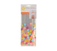 Wilton Sachets à Friandises Pois 20 Pièces : Sacs à Bonbons Sacs Cadeaux avec Attaches pour Emballer Biscuits Bonbons Popcorn et Autres Gourmandises - 20 Pièces