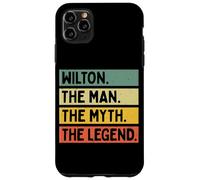 Wilton The Man The Myth The Legend Citation Humoristique personnalisée Coque pour iPhone 11 Pro Max