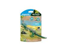 Playmobil 71287 Alligator- - Wiltopia - 80% de Matériaux recyclés ou biosourcés en Moyenne Jouet éducatif