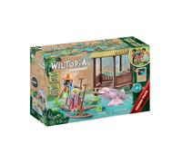 Wiltopia paddles et dauphins roses