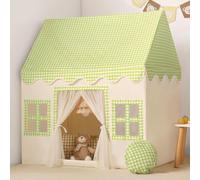 Wilwolfer Cabane d'intérieur de Jeu pour Enfants avec Tapis, Certifié EN71 | Tente pour tout-petits en tissu peau de pêche, Tente château de princesse - cadeau d'anniversaire pour garçons et filles