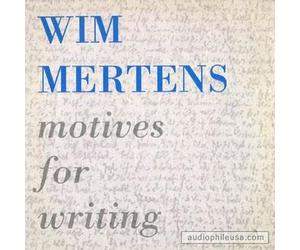 Wim Mertens - Motives for Writing [Import]