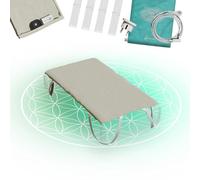 Wim Spa Grounding Bed Sheet Housse de matelas, mise à la terre pour lit, avec prise européenne et câble de 5,80 m, pour augmenter votre bien-être, améliorer votre sommeil, etc. (Mini - 68 x 132 cm)