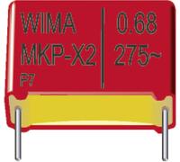 Wima MKP 4 0,68uF 5% 250V RM15 Condensateur à film MKP sortie radiale 0.68 µF 250 V/DC 5 % 15 mm (L